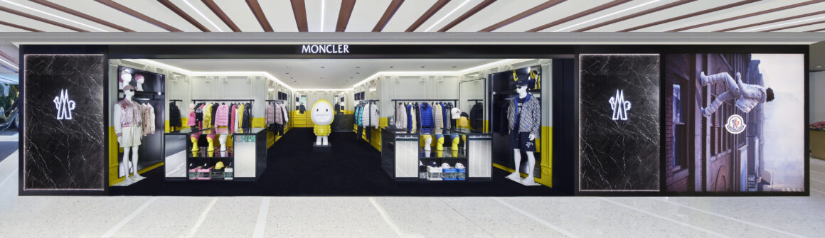 踏入 70 周年的意大利品牌 Moncler 位於銅鑼灣世貿中心的專門店正式開幕。