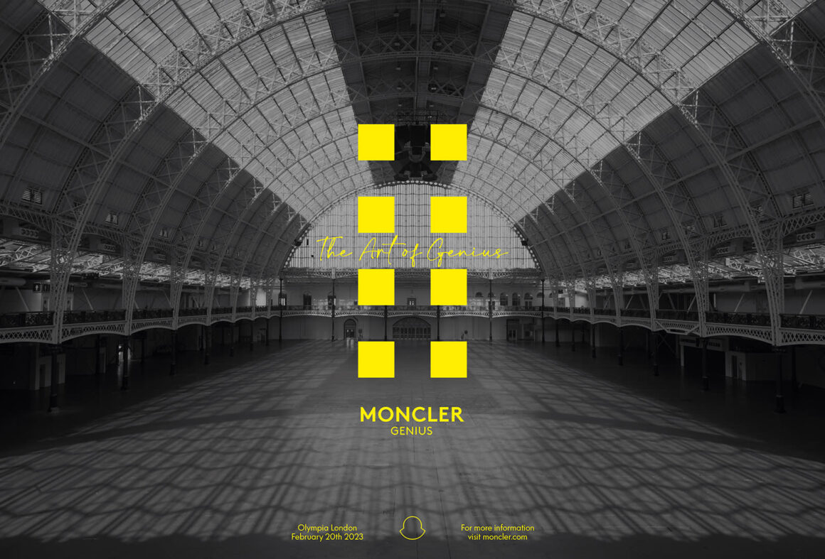 Moncler 將於 2 月 20 日舉行《 2023 THE ART OF GENIUS 》時裝騷。